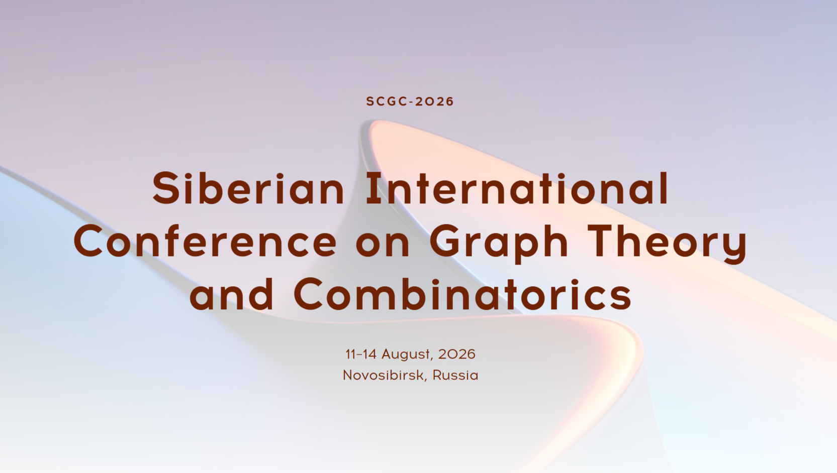 Siberian International Conference on Graph Theory and Combinatorics logo